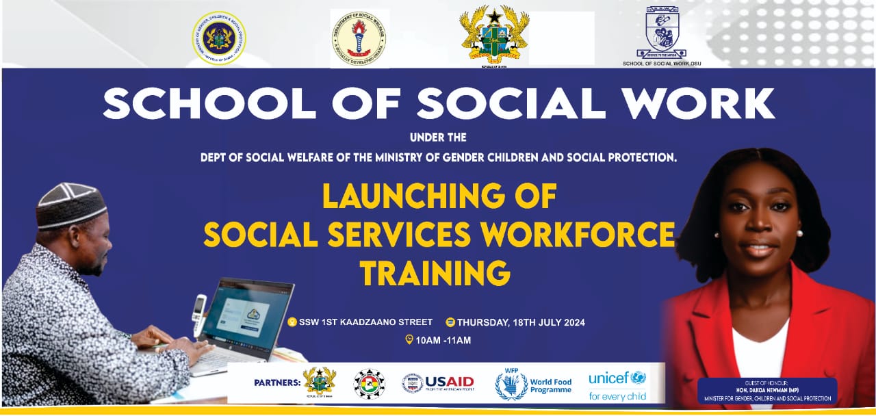 LAUNCHING OF SOCIAL SERVICES WORKFORCE TRAINING